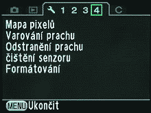 Nastavení fotoaparátu
