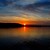 Západ slunce nad Hlučínským jezerem