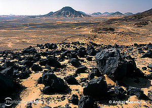 Black desert, Sahara, Západní poušť, Egypt