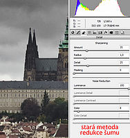 Metoda redukce šumu v Camera RAW 5.x