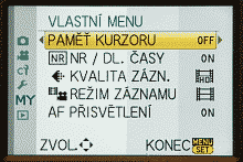 Možnosti nastavení Možnosti nastavení