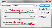 expozice v Adobe Photoshop expozice v Adobe Photoshop