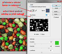 Nahrazení barvy - Photoshop Nahrazení barvy - Photoshop