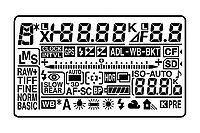 Obrázek č. 8 - LCD displej fotoaparátu Nikon D800