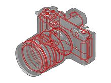 Utěsnění fotoaparátu