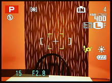 LCD při snímání | © Petr Koritina LCD při snímání