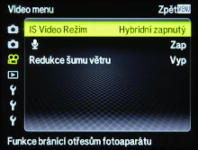 Nastavení pro video | © Petr Koritina Nastavení pro video