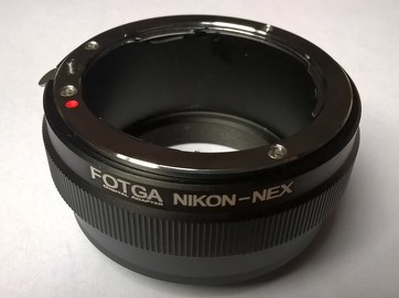 Nová redukce zrc. SONY NEX/Nikon F objektivy