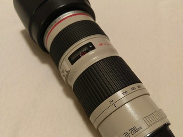 Canon 70-200/4 L USM + UV filtr + objímka + brašna