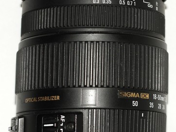 Sigma 18-50mm f/2.8-4.5 DC OS HSM (pro Canon)