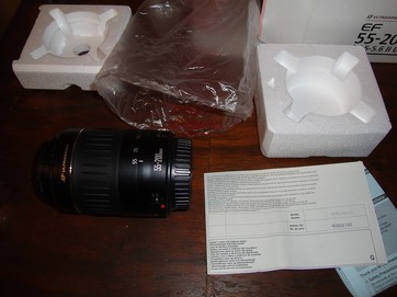 Objektiv Canon EF 55-200 mm f/4,5-5,6 II USM nový komplet