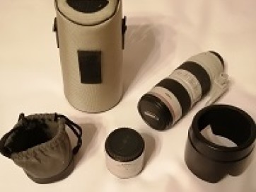 Canon EF 70-200 mm f/2.8L IS II USM a Extender EF 2x II