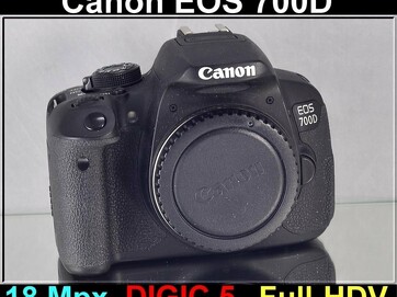 Canon EOS 700D *18 Mpix CMOS*Full HDV 16000 Exp.