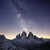 Tre Cime milky way