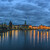 Modrá hodinka nad Vltavou
