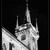 Kostelní věž I. - černobíle