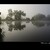 Mlhavé ráno u rybníka