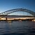 The Harbour bridge in the night