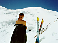 Severní svahy Piku Razdělnaja (6200 m)...©Jan Pala, 2004 Severní svahy Piku Razdělnaja (6200 m)...©Jan Pala, 2004