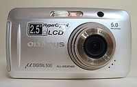 D500 vysunutá optika