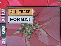 D500 operace s xD kartou