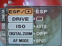 D500 menu snímání