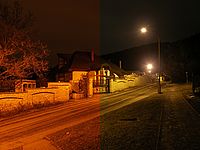 Obr. č. 17: Noční scéna (orig.)