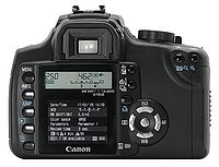 Obrázek č. 2: Canon EOS 350D zezadu