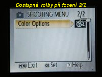 Dostupné volby při focení | Petr Koritina Dostupné volby při focení