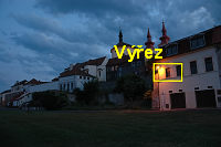 3.b: Místo výřezu