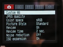 Nastavení snímání