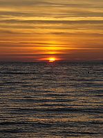 Západ slunce f:180mm