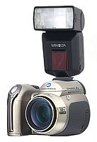 Blesk Minolta 5600 HS(D) na Dimage Z6 a ukázky z jejich spolupráce