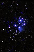 M45 otevřená hvězdokupa Plejády