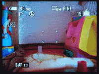 LCD při snímání LCD při snímání