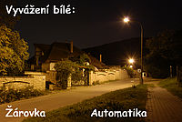 17. Pohled na testovací noční scénu