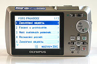 Olympus mju 750 zezadu