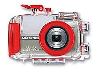 Olympus mju 750 podvodní pouzdro do 40 m