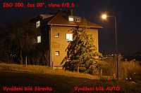 19. Celková testovací noční scéna