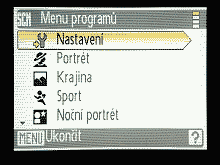 Scénické režimy