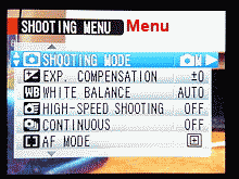 Menu, Setup