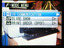 F-mode při prohlížení
