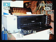 LCD při prohlížení