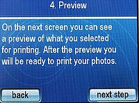 Přímý tisk - náhled před tiskem