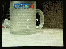 LCD v režimu snímání