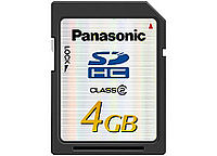4GB SDHC karta Panasonic 4GB SDHC karta Panasonic