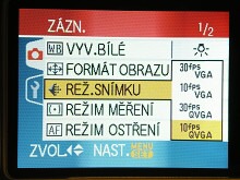 Menu video | © Petr Koritina Menu video