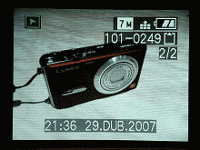 LCD při přehrávání | LCD při přehrávání LCD při přehrávání