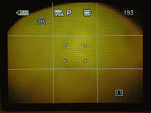 LCD při snímání LCD při snímání