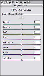 Nastavení barev